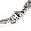 Tarnish Resistant 201 Stainless Steel Byzantine Chain Bracelets BJEW-B078-94P-3