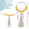 Imitation Leather Tassel Pendant Decorations AJEW-WH20011-20A-2