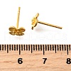 925 Sterling Silver Stud Earrings EJEW-Q030-07G-3