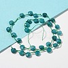 Synthetic Turquoise Dyed Beads Strands G-F513-02A-01-5