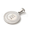 304 Stainless Steel Pendants STAS-I204-E-P-2
