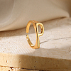 Alloy Adjustable Open Cuff Rings FS-WG3F88F-31-1