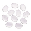Transparent Clear Glass Flat Back Cabochons GGLA-TA0001-02-40x30-11