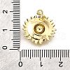 Brass Pendants KK-V011-41G-3