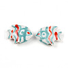 Handmade Porcelain Beads PORC-N009-08B-4