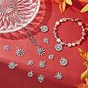 SUPERFINDINGS 210Pcs Tibetan Style Alloy Pendants TIBEP-FH0001-12-2