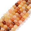 Natural Golden Silk Jade Beads Strands G-L555-05-10mm-2