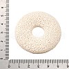 Natural Lava Rock Disc Big Pendants G-M203-12-3