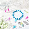  24Pcs 6 Colors Resin Pendants RESI-NB0001-70-2