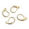 Brass Leverback Earring Findings X-KK-O131-09G-1