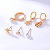 6 Pairs Brass Earring Sets NL6059-2