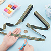 GOMAKERER 2 Rolls Ethnic Style Polyester Ribbon OCOR-GO0001-30B-3