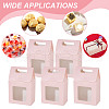Rectangle Paper Gift Bags with Window CON-WH0088-85B-6