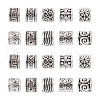 Kissitty 100Pcs 10 Style Tibetan Style European Beads FIND-KS0001-17-2