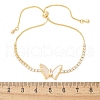 Adjustable Brass Shell Slider Bracelets BJEW-L699-01G-5