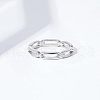 Simple Style 925 Sterling Silver Finger Rings FS-WG80334-02-3