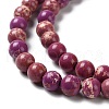 Synthetic Imperial Jasper Dyed Beads Strands G-D077-A01-01G-4