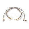 Adjustable Polyester Braided Cord Bracelet Making AJEW-JB00892-07-1