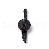 Knife with Skull Alloy Brooch for Backpack Clothes JEWB-M024-05B-C-2