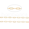 Ion Plating(IP) 304 Stainless Steel Paperclip Chains CHS-F017-02B-G-1