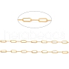 Ion Plating(IP) 304 Stainless Steel Paperclip Chains CHS-F017-02B-G-1