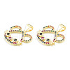Brass Micro Pave Cubic Zirconia Pendants KK-N227-125-3