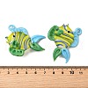 Handmade Lampwork Pendants LAMP-S079-04B-3