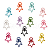 26Pcs 13 Colors Zinc Alloy Swivel Lobster Claw Clasps PALLOY-CJ0001-131-3