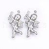 Tarnish Resistant 304 Stainless Steel Pendants STAS-E438-05P-1