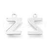 201 Stainless Steel Charms STAS-C021-06P-Z-2