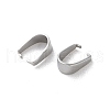 304 Stainless Steel Snap on Bails STAS-V007-02B-P-2