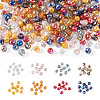 Biyun 400Pcs 8 Style Electroplate Glass Beads Strands EGLA-BY0001-02-2