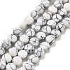 Synthetic Howlite Beads Strands G-C179-A6mm-19-2