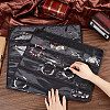 Rectangle Non-woven Fabric Hanging Jewelry Rolls AJEW-WH0009-57-3