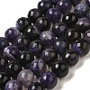 Natural Agate(Dyed & Heated) Beads Strands G-H066-B11-03-2