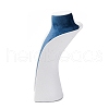 Bust Shaped PU Leather Jewelry Display Stands for Necklaces AJEW-A068-03A-4