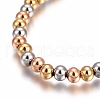 201 Stainless Steel Stretch Bracelets BJEW-F363-01M-2