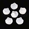 Natural White Shell Carved Pendants SSHEL-N040-01-1