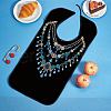 Washable Polyester Canvas Adult Bibs for Eating AJEW-WH0327-019-5