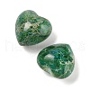 Mother's Day Gifts Dyed Natural Imperial Jasper Heart Palm Stone G-Q021-03F-2