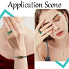 130Pcs 26 Styles Alloy Slider Charms FIND-SC0009-84-5