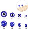 Handmade Evil Eye Lampwork Round Beads LAMP-NB0001-01-2
