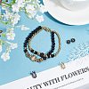 Brass Micro Pave Clear Cubic Zirconia Beads ZIRC-GA0001-01-4