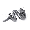 Alloy Rhinestone Snake Brooches JEWB-H028-01B-2