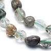 Natural Lodolite Quartz Beads Strands X-G-L550A-07-2