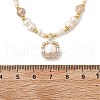 Mother's Day Jewellery Pearl Pendant Necklaces NJEW-P325-02G-5