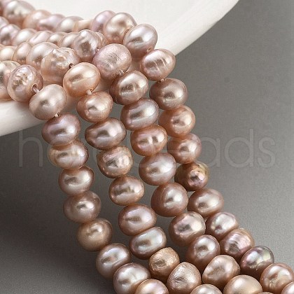 Natural Cultured Freshwater Pearl Beads Strands PEAR-C003-29B-1