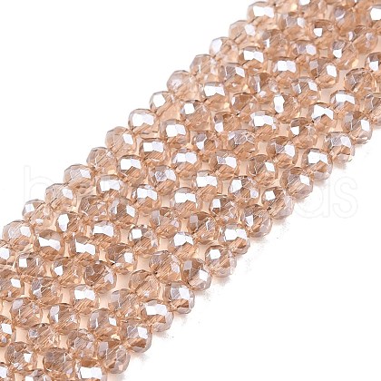 Electroplate Glass Beads Strands EGLA-A044-T2mm-A20-1