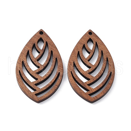 Walnut Wood Laser Cut Pendants X-WOOD-Q051-01E-1