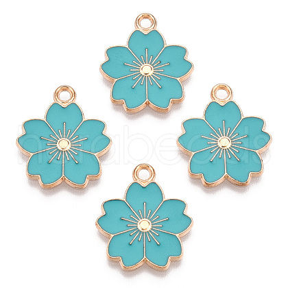 Alloy Enamel Pendants ENAM-S121-115G-1